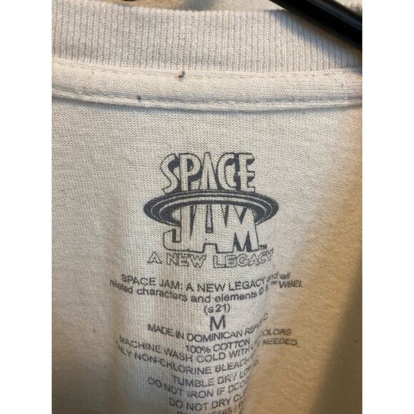 Space Jam Vintage Style Graphic Short Sleeve T-Shirt Unisex Size Medium - Picture 4 of 7